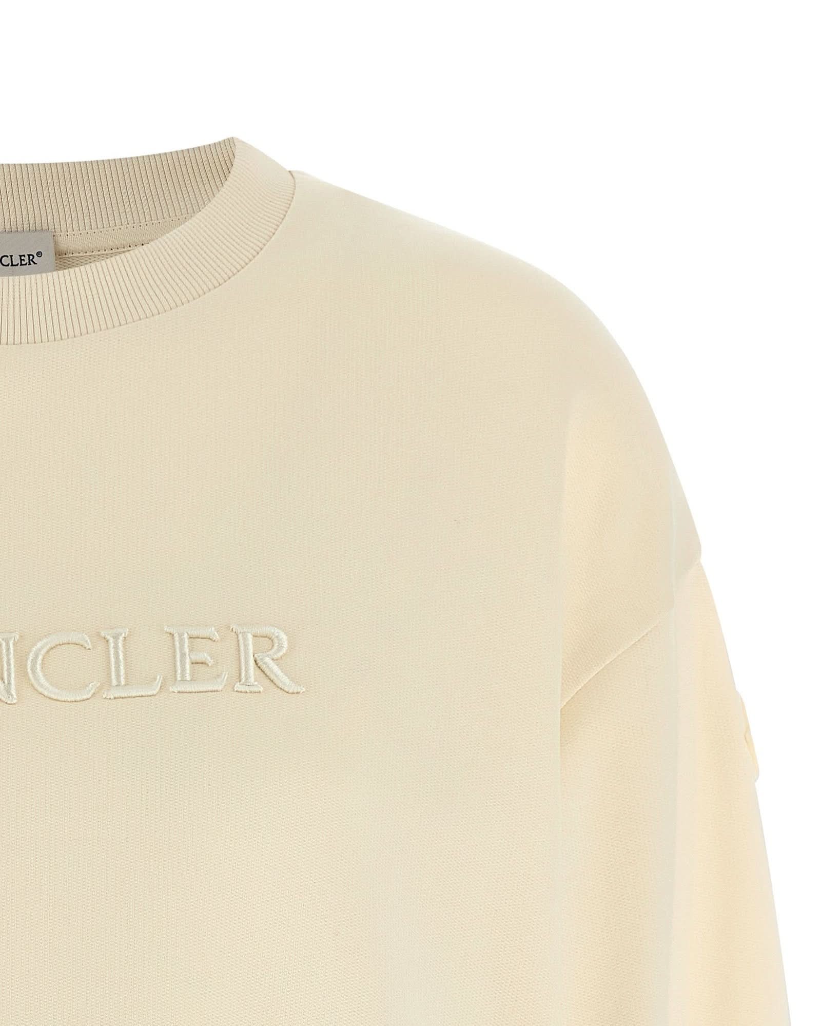 Moncler Logo Embroidery Sweat-shirt Glam Steals