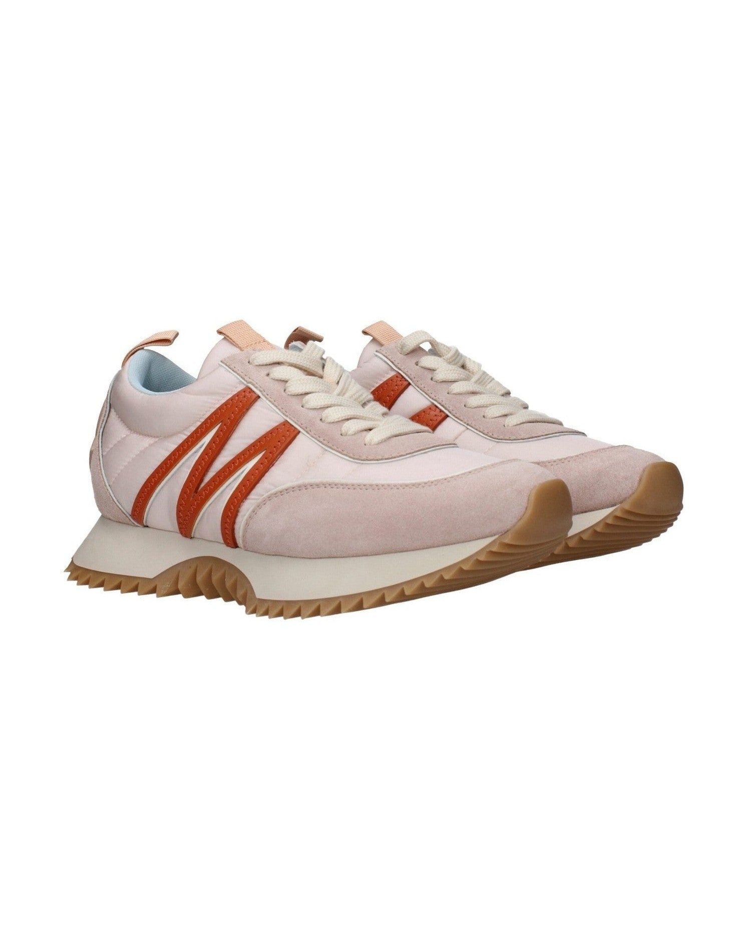 Moncler Pink Fabric Chunky Sneakers Glam Steals