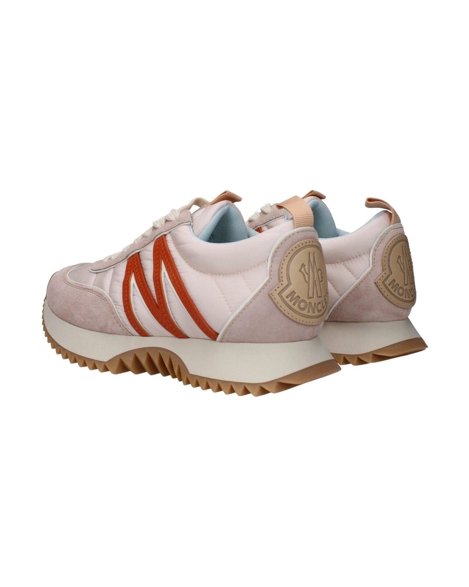 Moncler Pink Fabric Chunky Sneakers Glam Steals