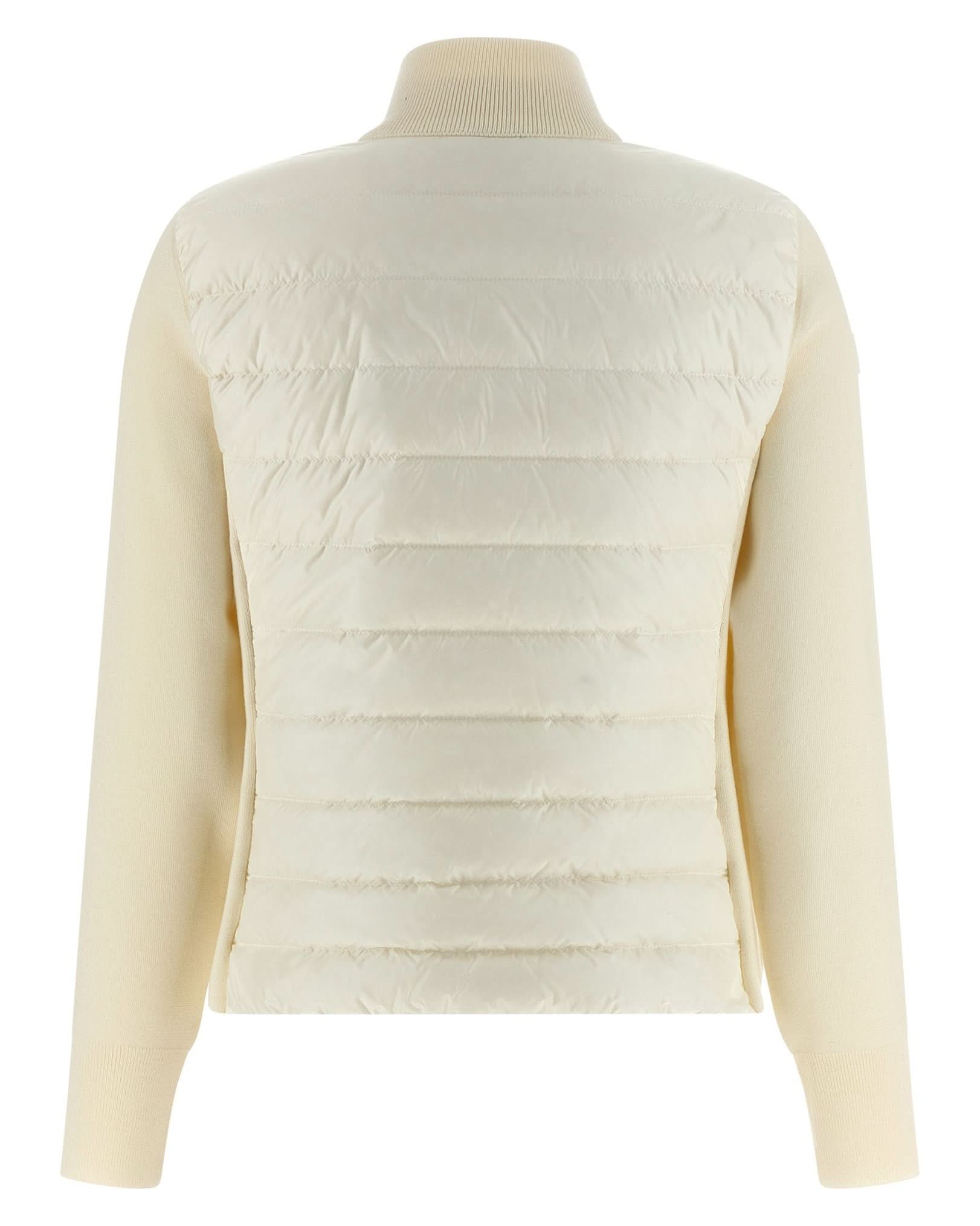 Moncler Two-material Cardigan Glam Steals