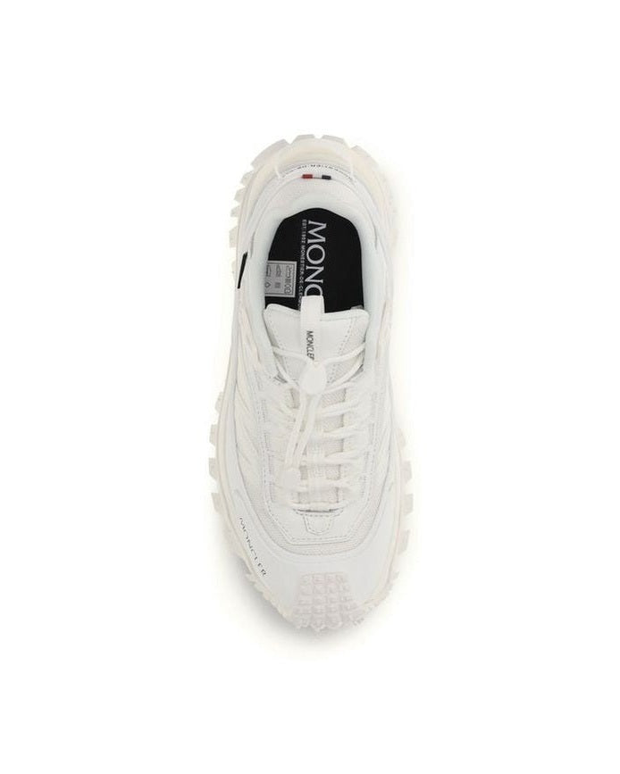 Moncler White Polyamide Athletic Sneakers Glam Steals
