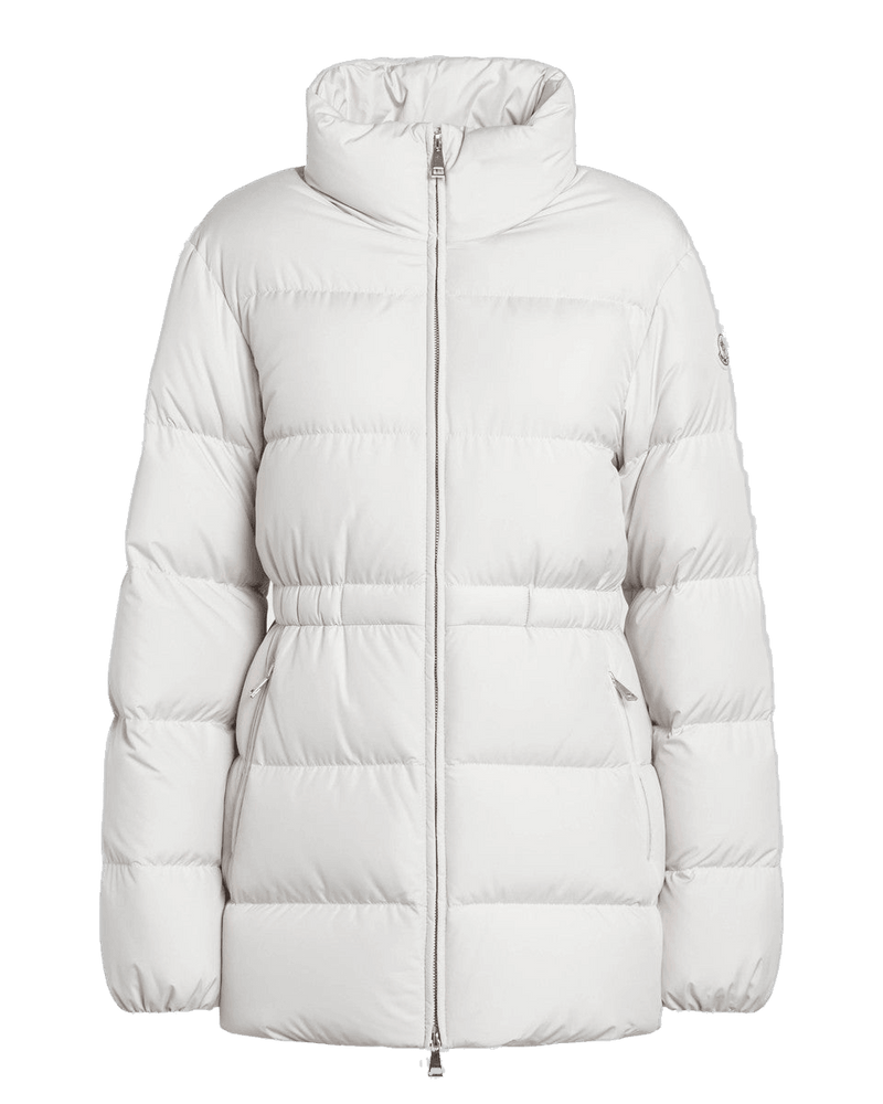 Moncler Zip White Up Down Jacket Glam Steals