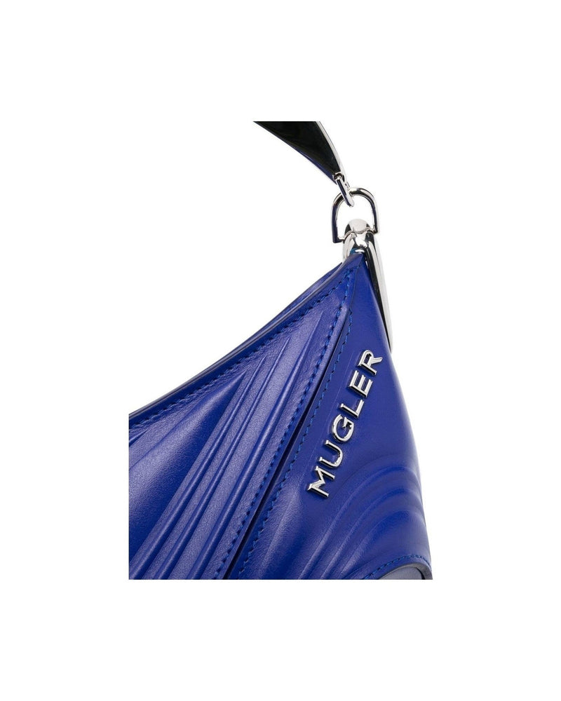 Mugler Small Spiral Curve 01 Embossed Tote Bag Glam Steals