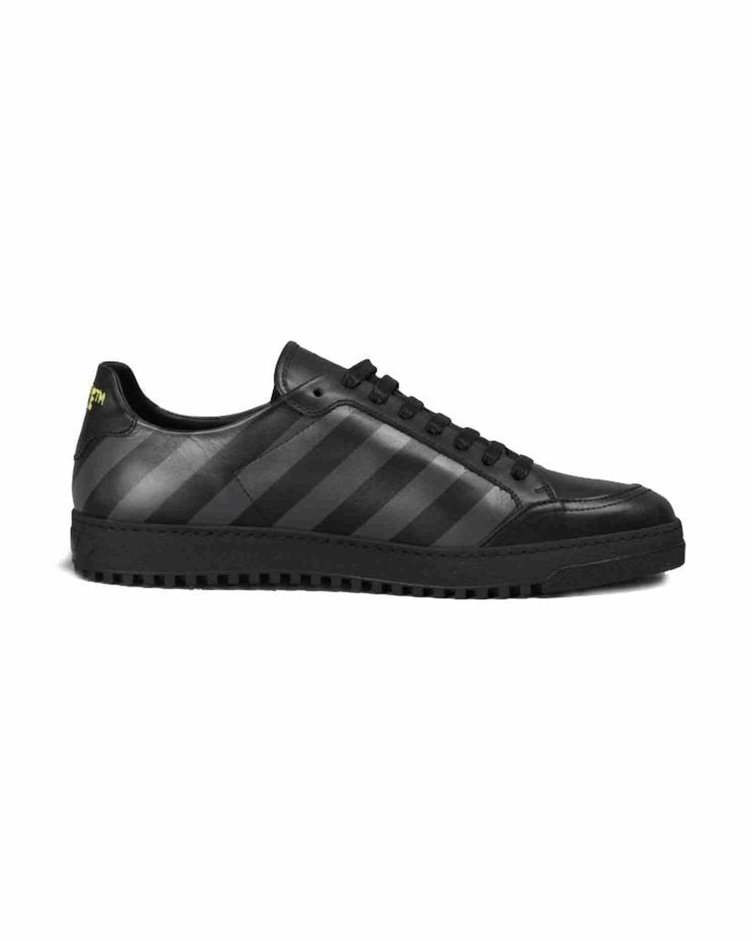 Off- Calfskin Women White Black Sneaker Glam Steals