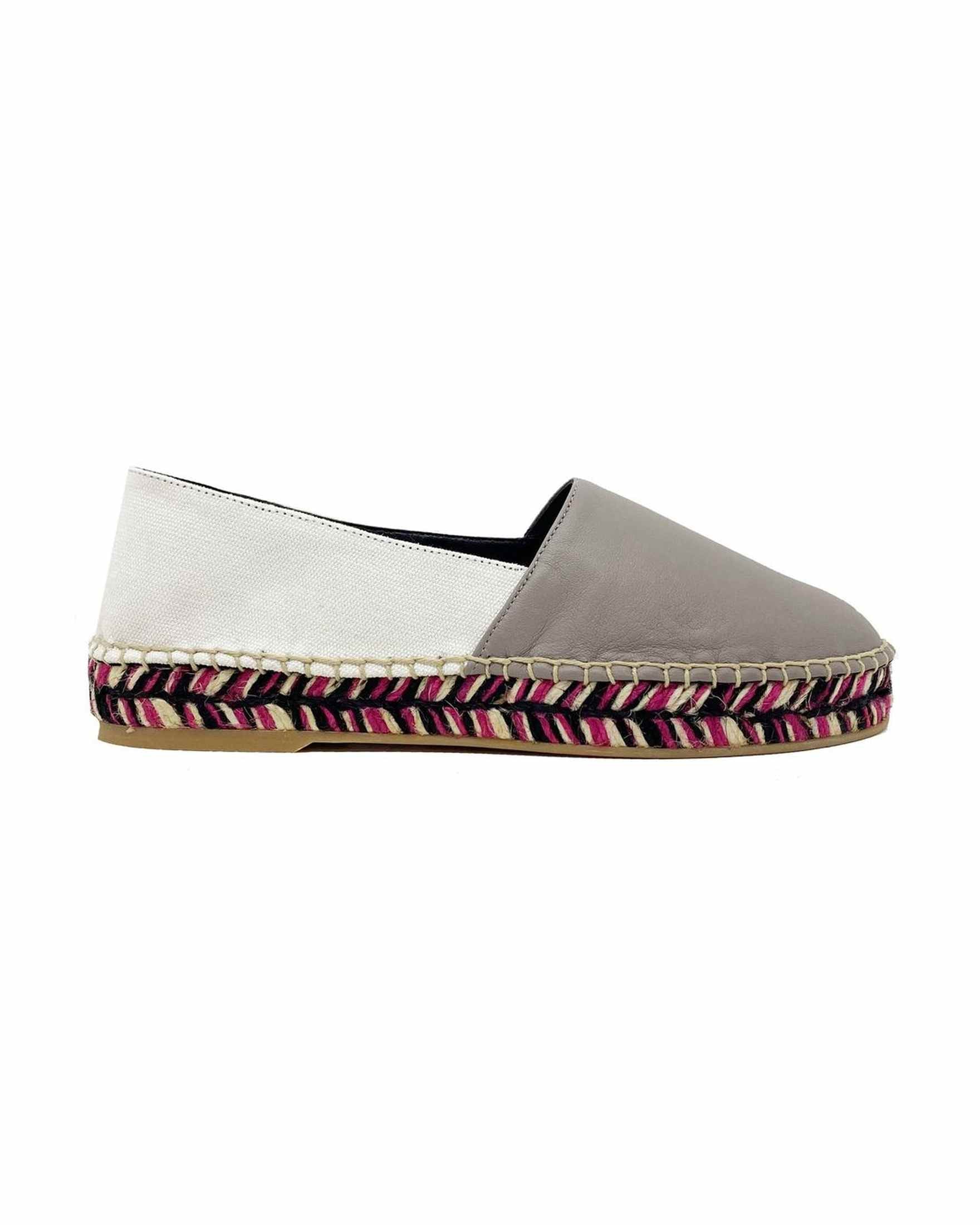 Off-White Leather Espadrilles Glam Steals