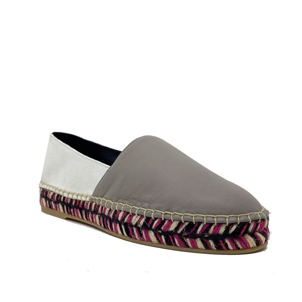 Off-White Leather Espadrilles Glam Steals