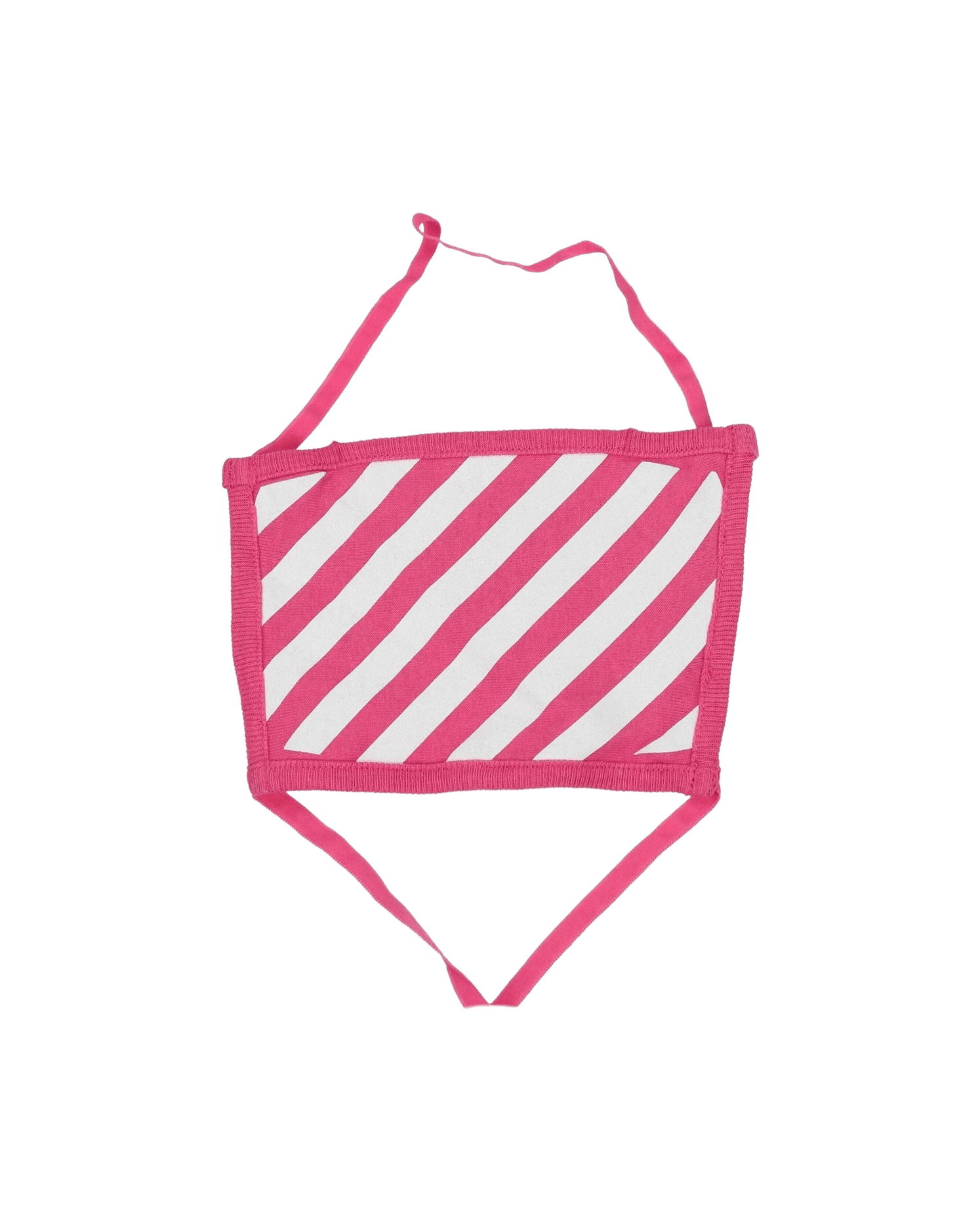 Off-White Pink Cotton Facemasks Glam Steals