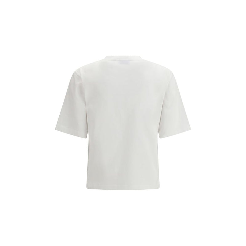 Off-white Cotton White T-shirt Glam Steals
