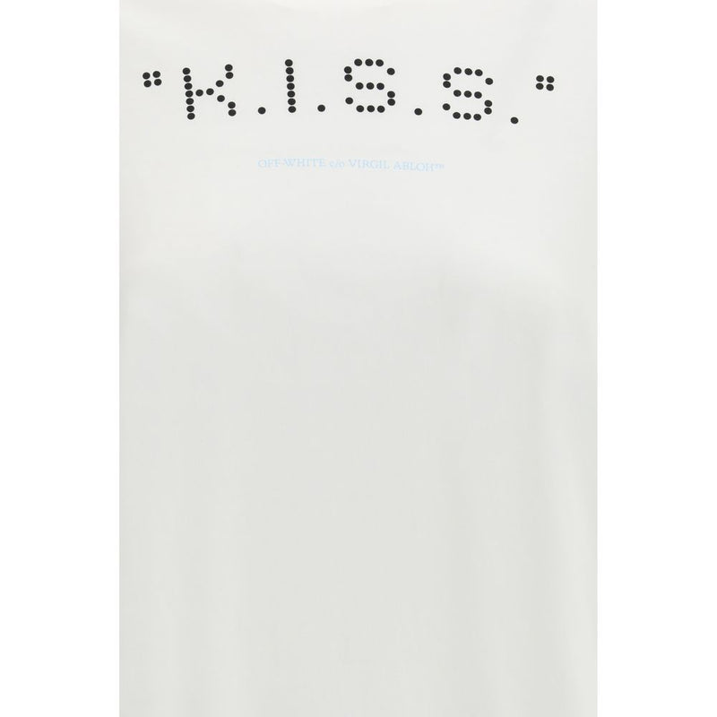 Off-white Cotton White T-shirt Glam Steals