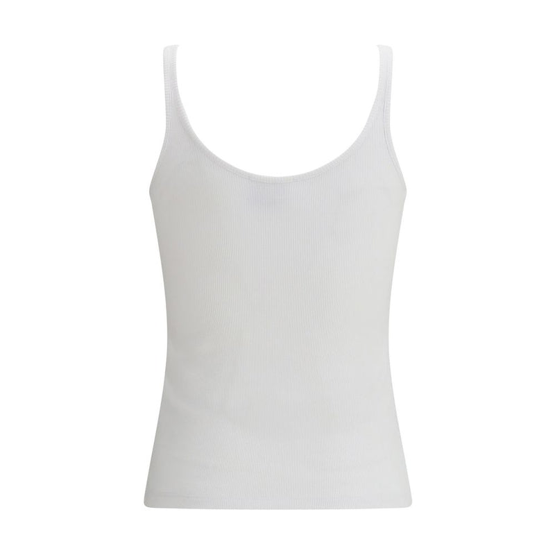 Off-white Cotton White Top Glam Steals