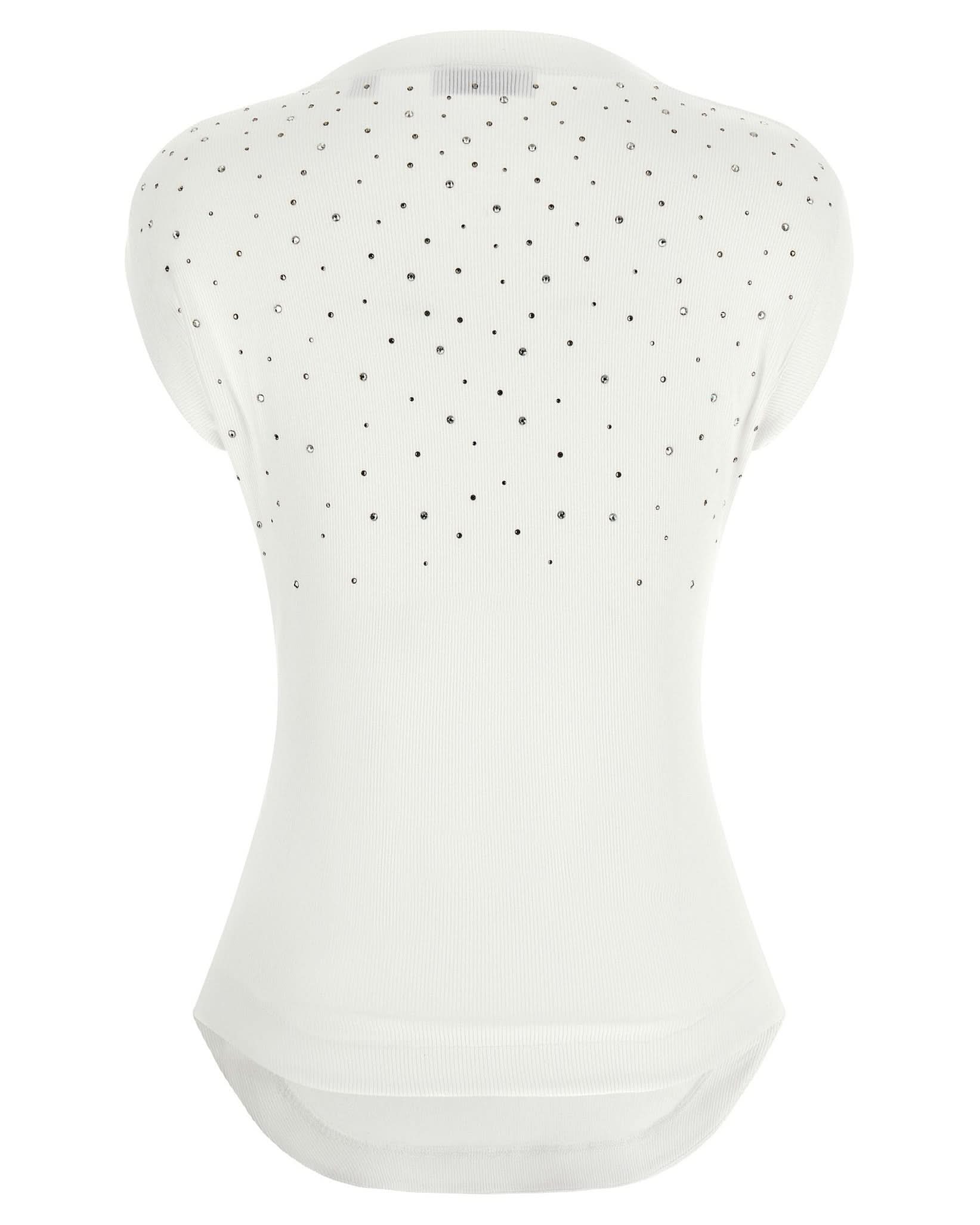 Off-white Top Swarowski Glam Steals