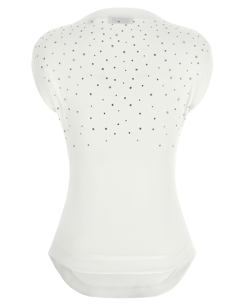 Off-white Top Swarowski Glam Steals