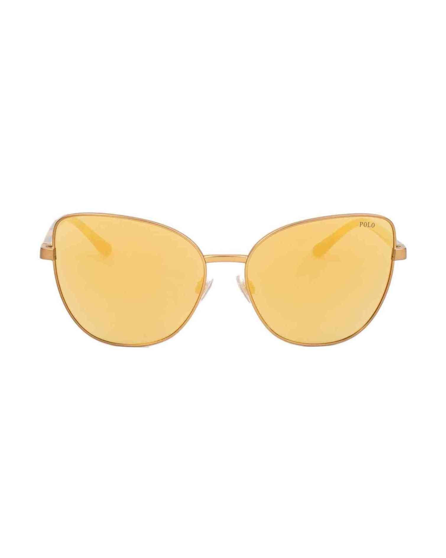 Polo Ralph Lauren Brown Metal Sunglasses Glam Steals