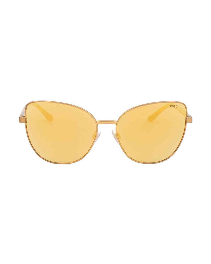 Polo Ralph Lauren Brown Metal Sunglasses Glam Steals