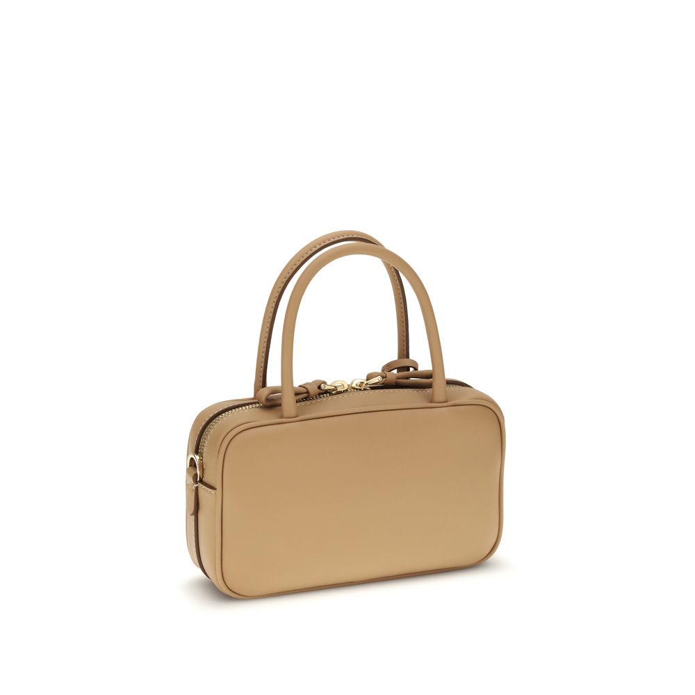 Prada Beige Calf Leather Bos Taurus Handbag Glam Steals