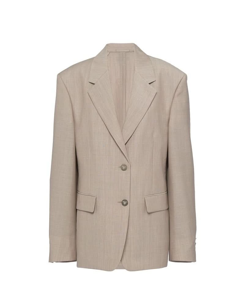 Prada Beige Mohair Blazer