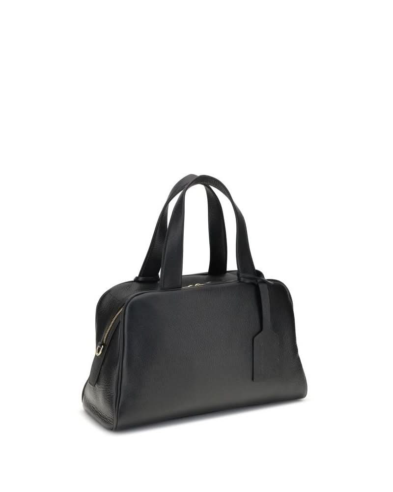Prada Black Calf Leather Bos Taurus Handbag Glam Steals
