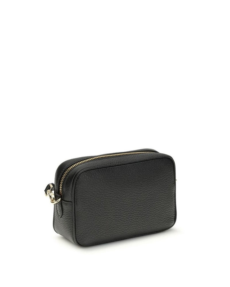 Prada Black Calf Leather Bos Taurus Shoulder Bag Glam Steals