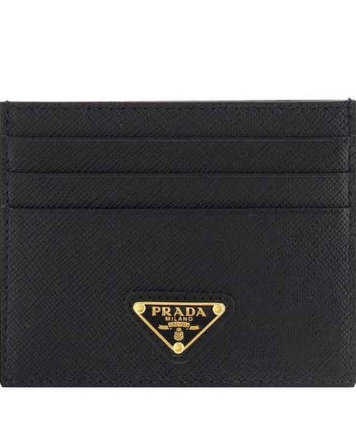 Prada Black Calf Leather Bos Taurus Wallet Glam Steals