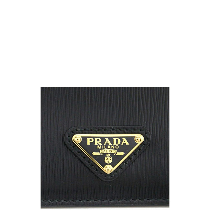Prada Black Calfskin Cardholder Glam Steals
