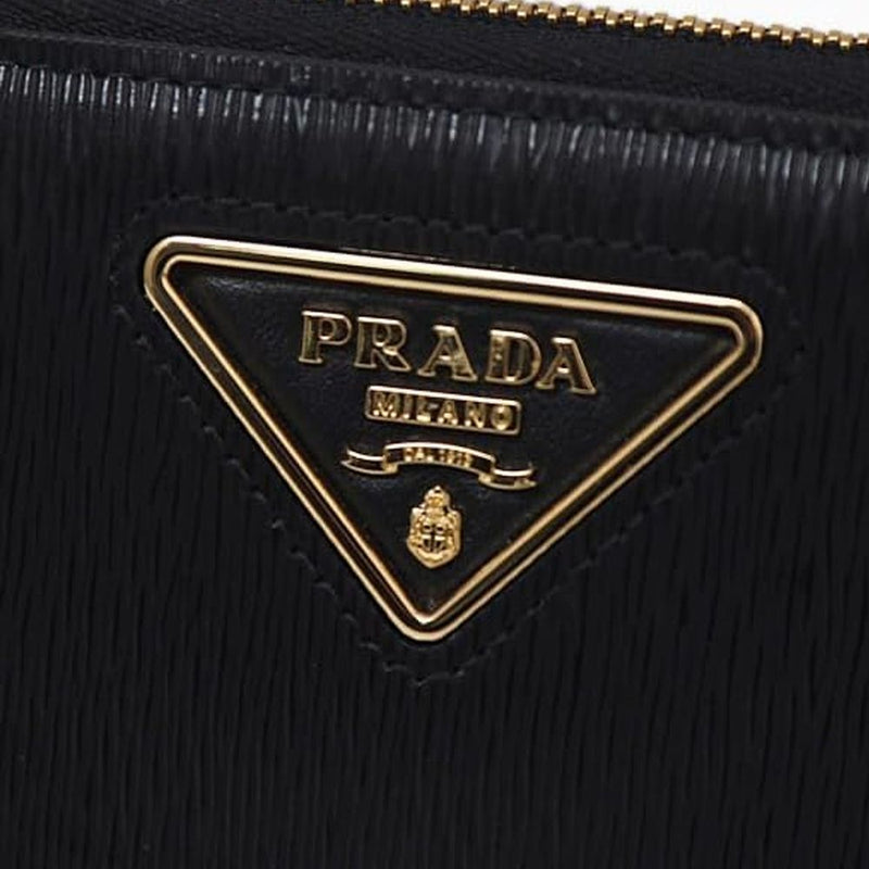 Prada Black Calfskin Wallet Glam Steals