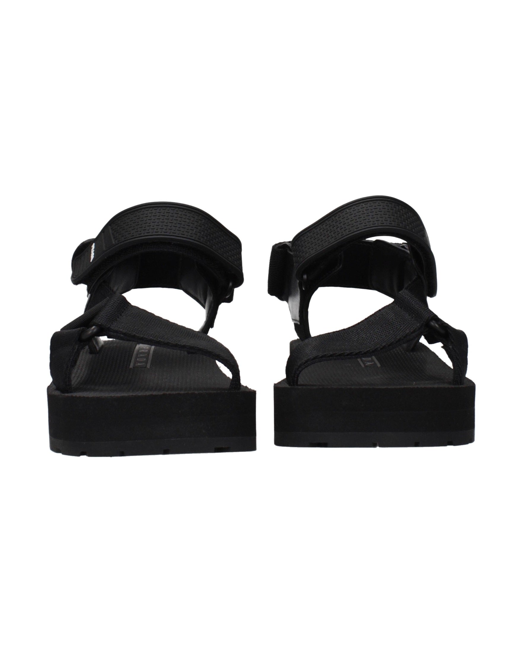 Prada Black Flat Sandals Glam Steals