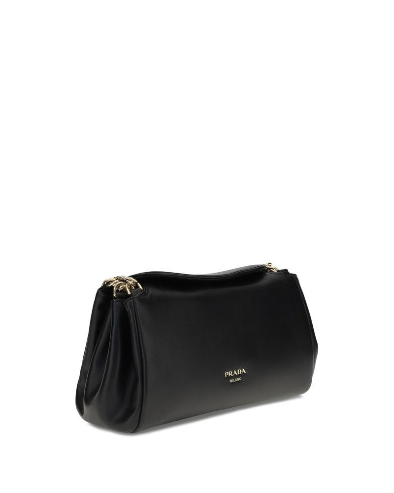 Prada Black Lamb Ovis Aries Shoulder Bag Glam Steals