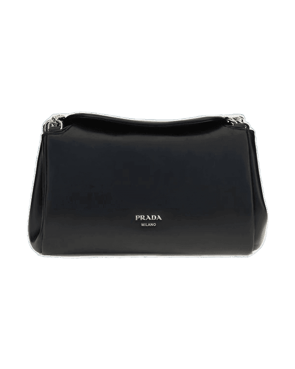 Prada Black Lamb Ovis Aries Shoulder Bag Shoulder Bags