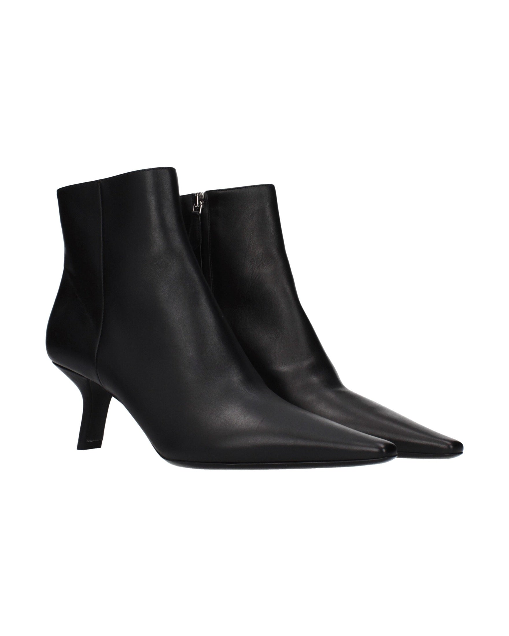 Prada Black Leather Ankle Boots Glam Steals