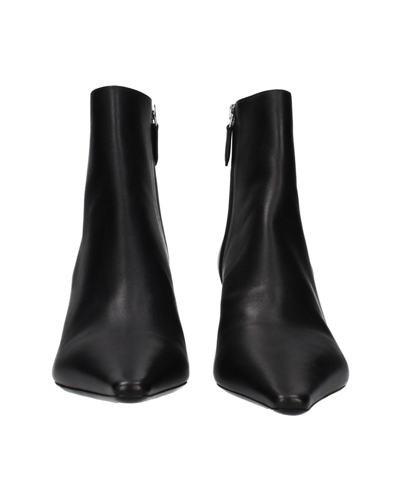 Prada Black Leather Ankle Boots Glam Steals