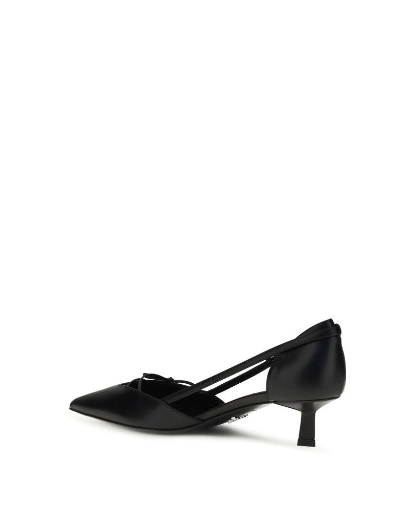 Prada Black Mid Heel Pumps Glam Steals