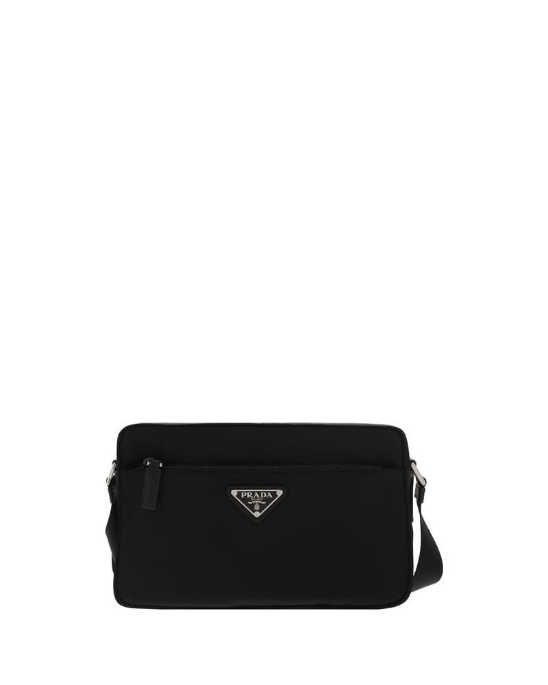 Prada Black Nylon Shoulder Bag 