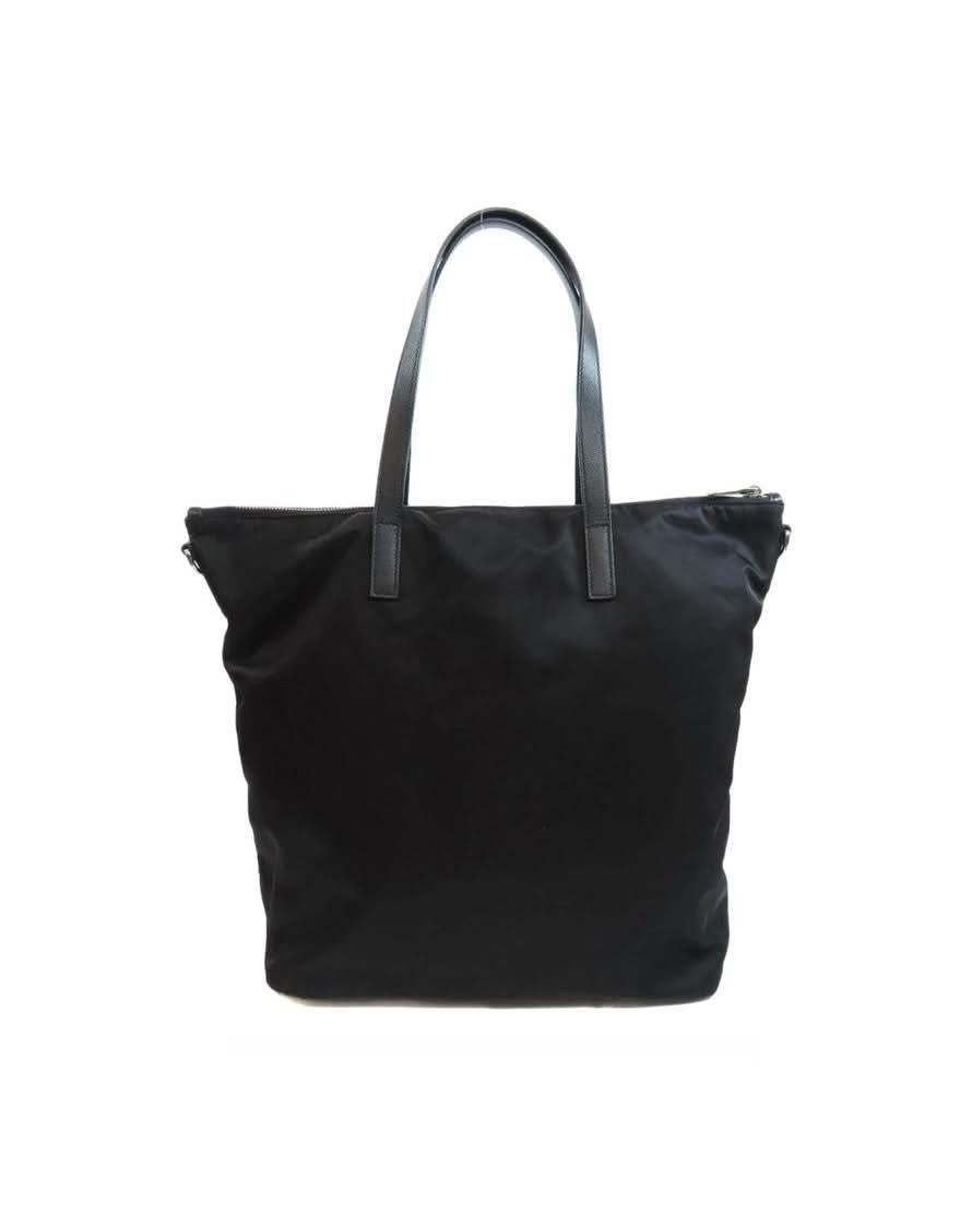 Prada Black Nylon Tote Bag 