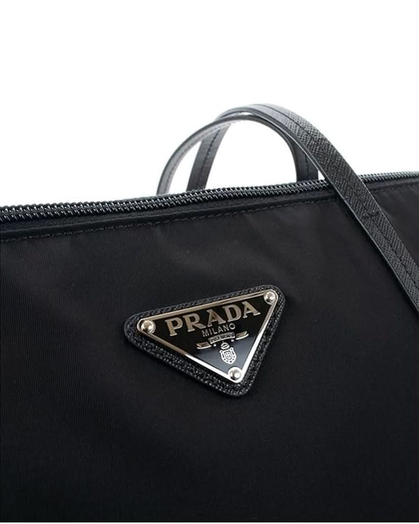 Prada Black Nylon Tote Bag 