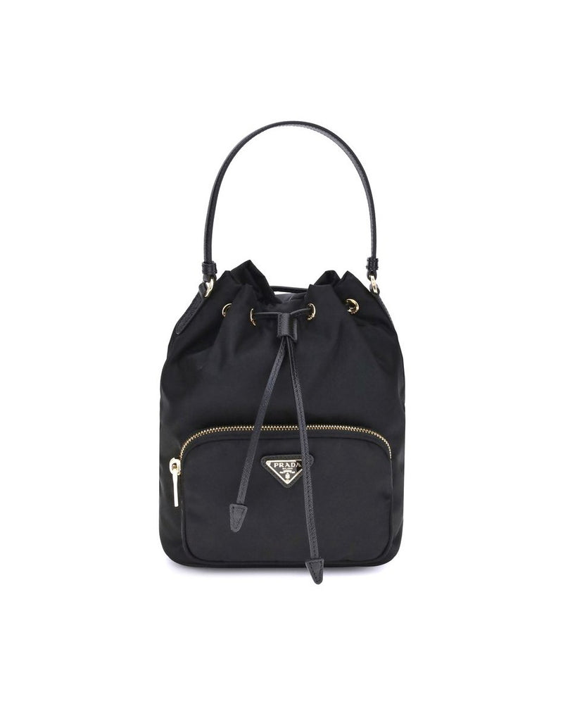 Prada Black Polyamide Backet Bag Glam Steals