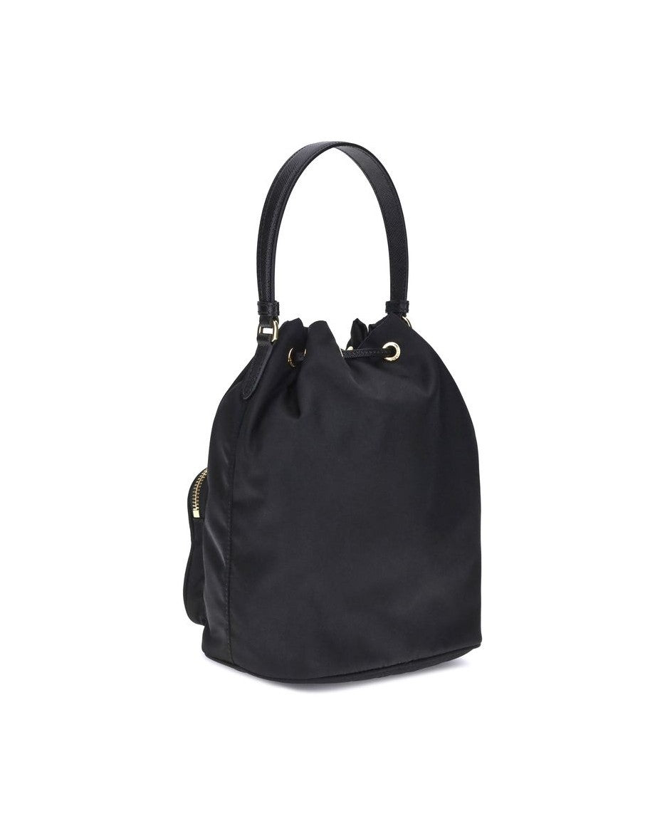 Prada Black Polyamide Backet Bag Glam Steals