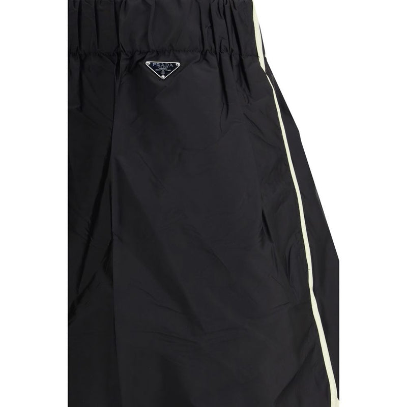 Prada Black Polyamide Bermuda Shorts Glam Steals