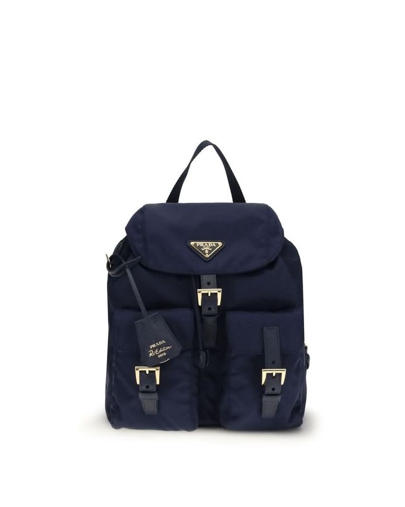 Prada Black Recycled Polyamide Backpack Glam Steals