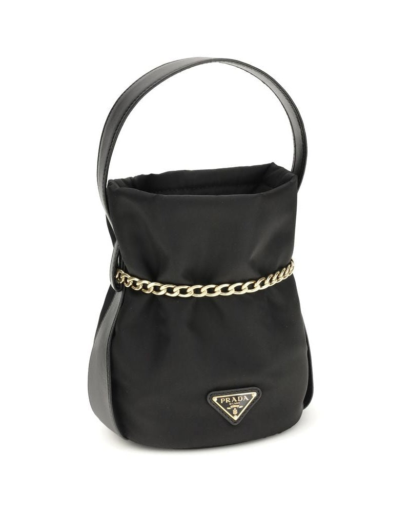 Prada Black Recycled Polyamide Bucket Bag Glam Steals