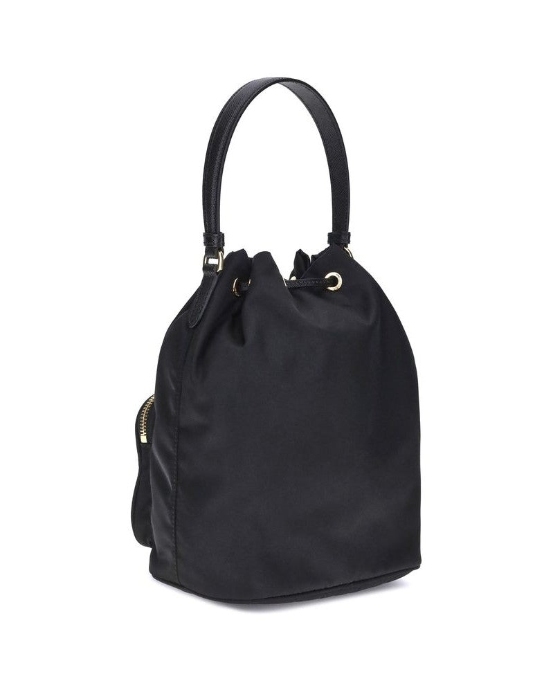 Prada Black Recycled Polyamide Bucket Bag Glam Steals