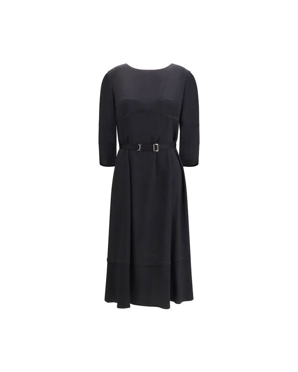 Prada Black Wool Casual Dress 