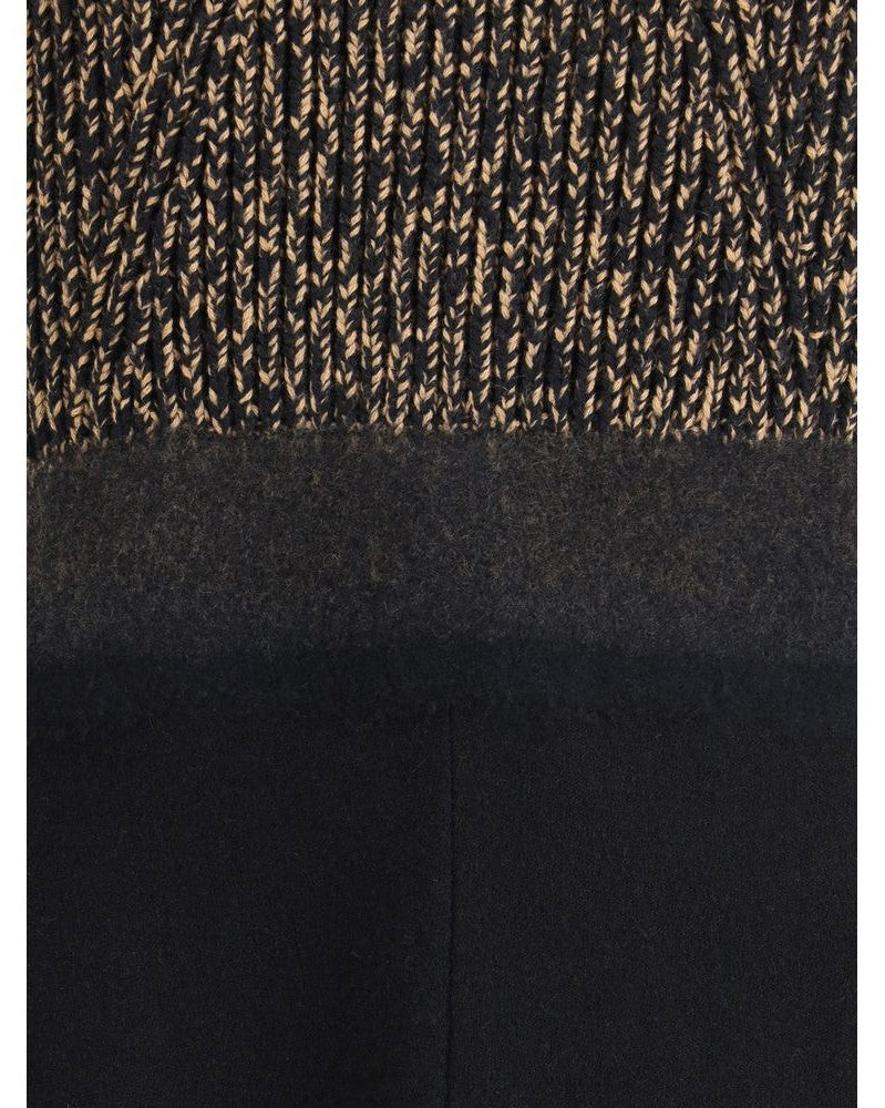 Prada Black Wool Fleece Casual Dress Glam Steals