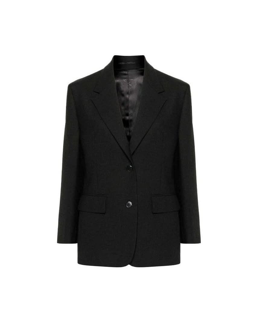 Prada Black Wool Virgin Blazer Glam Steals