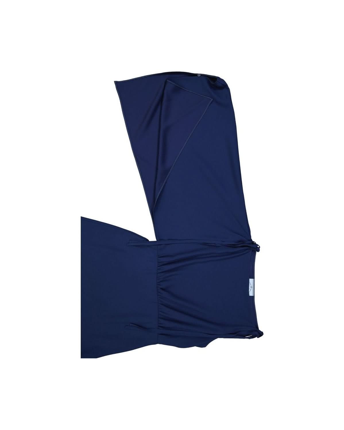 Prada Blue Acetate Cocktail Dress 