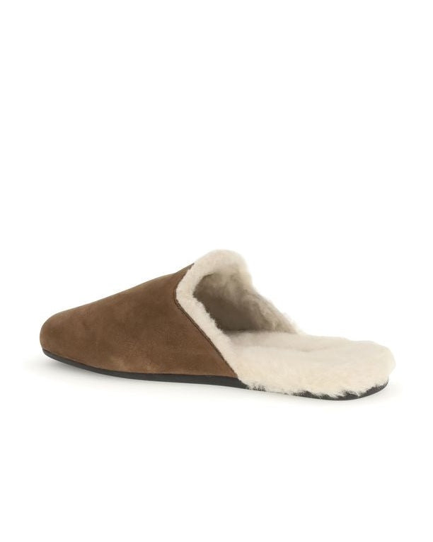 Prada Brown Calf Leather Bos Taurus Mules Glam Steals