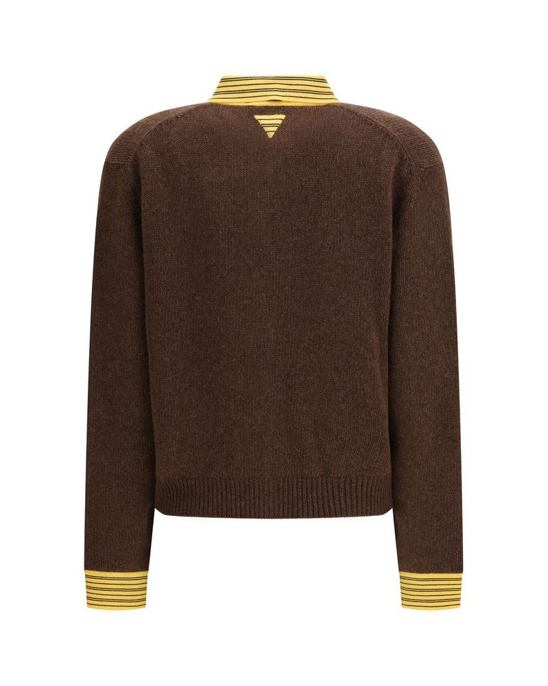 Prada Brown Cashmere Cardigan Glam Steals