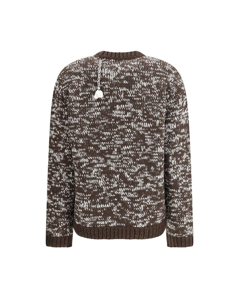 Prada Brown Wool Fleece Sweatshirt Glam Steals