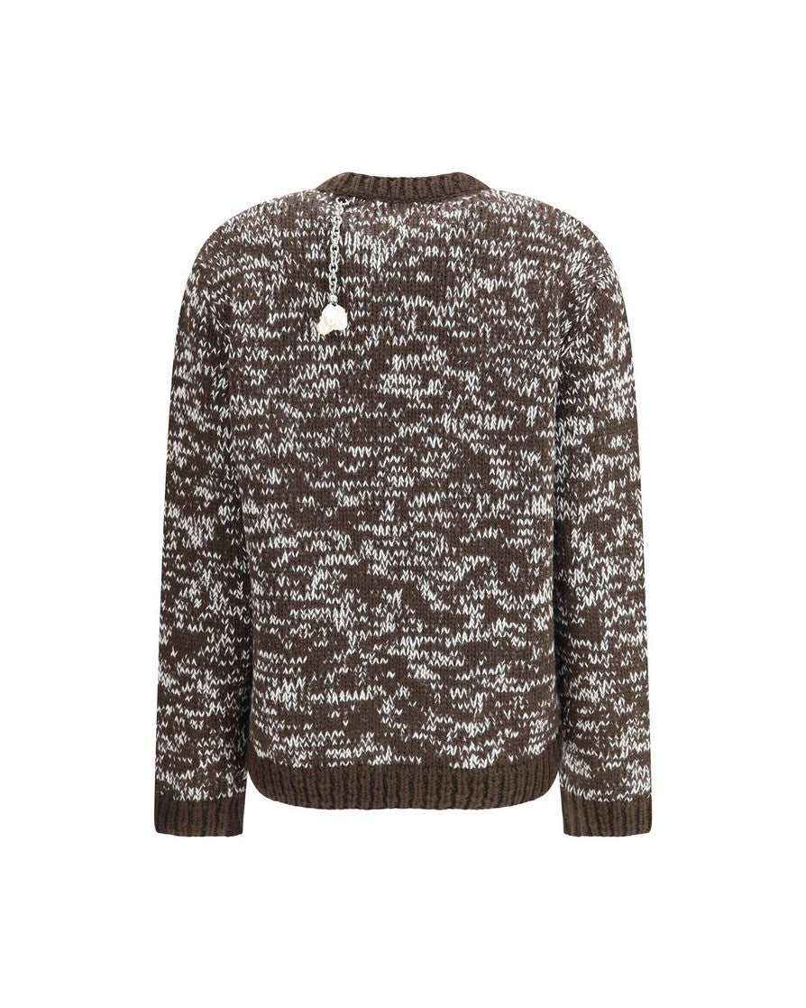 Prada Brown Wool Fleece Sweatshirt Glam Steals