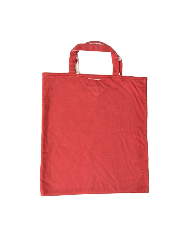 Prada Chic And Fabric Tote Red White Bag Glam Steals