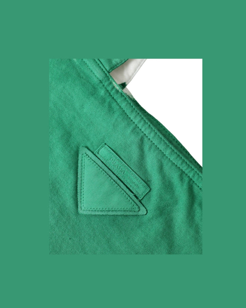Prada Elegant Fabric Tote Green Bag Glam Steals